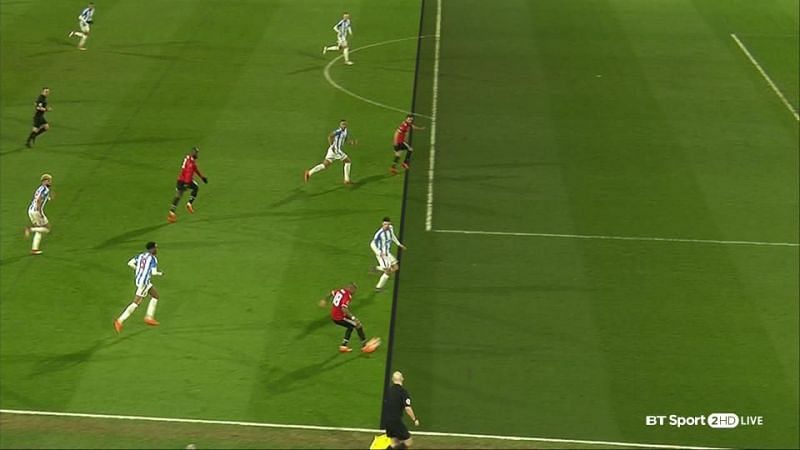 It appeared as though the Spanish international was onside at the John Smith's Stadium